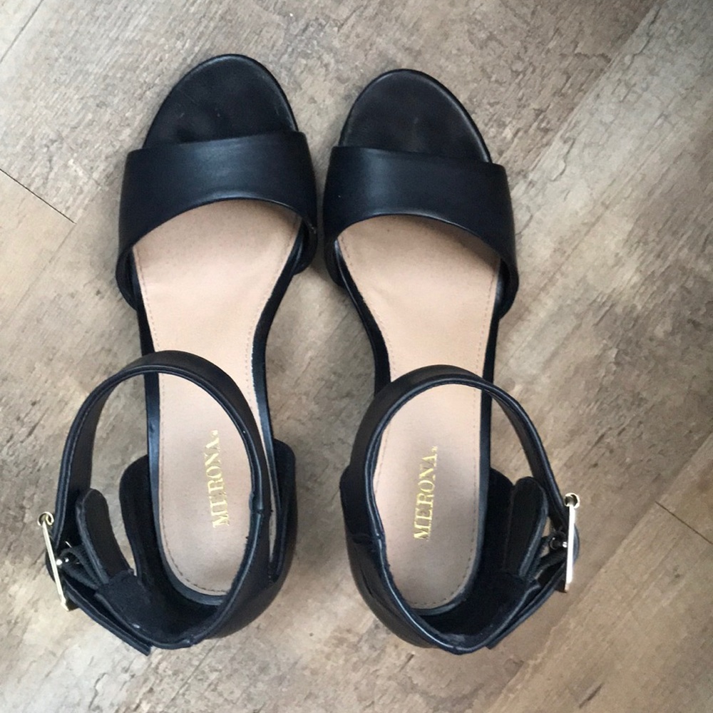 Merona Black Block Heels